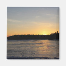 Um por do sol congelado