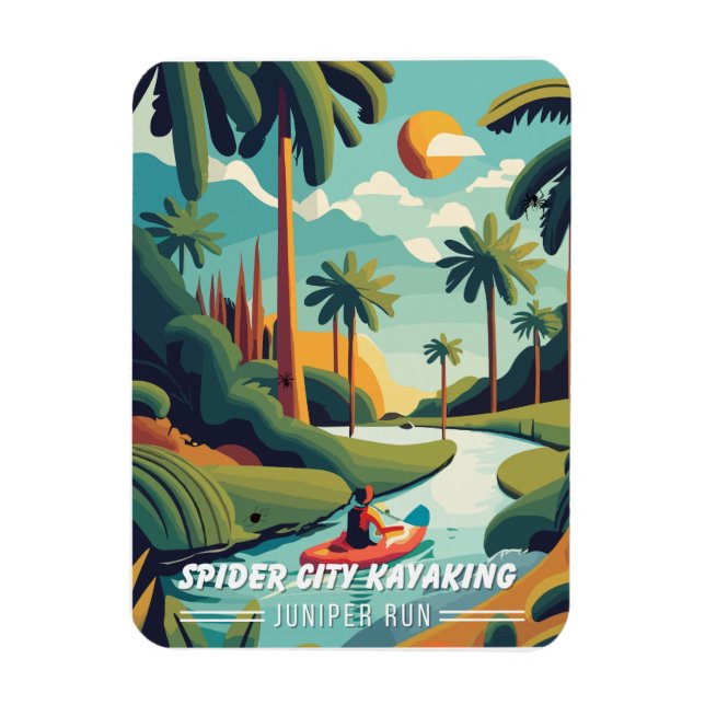 Ímã Um Poster de viagens de revisão em uma estrela da  (Vertical)