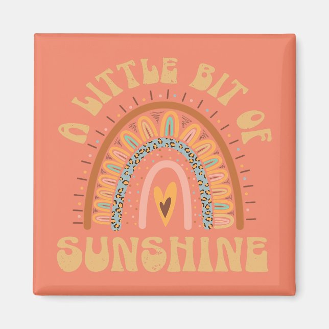 Imã Um pouco de sol (Frente)