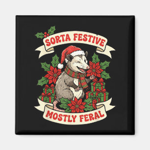 Imã Um pouco festivo, principalmente ossum feroz engra