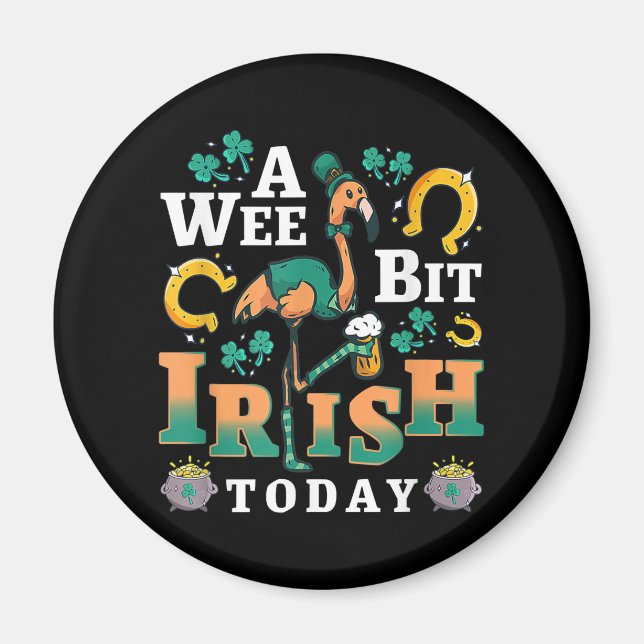 Imã Um Pouco Irlandês Hoje | Rua, Flamingo Do Dia De P (Frente)