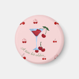 Imã Um Pouco Mais Velho Aniversário Cherrytini