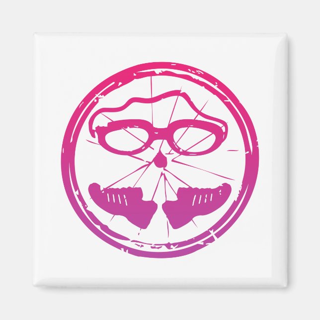 Imã Um presente Triathlon excelente para seu amigo ou  (Frente)