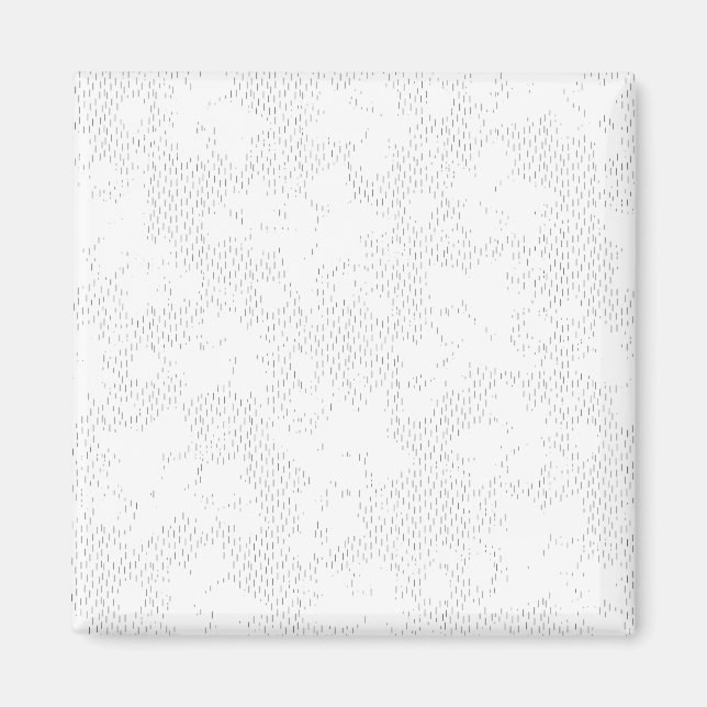 Imã um quadro fotográfico preto e branco com fundo bra (Frente)