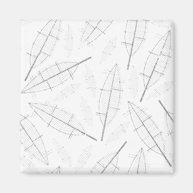 Imã um quadro preto com fundo branco com linhas (Frente)