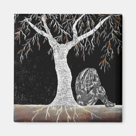 Imã Um ramo de vida para o modelo