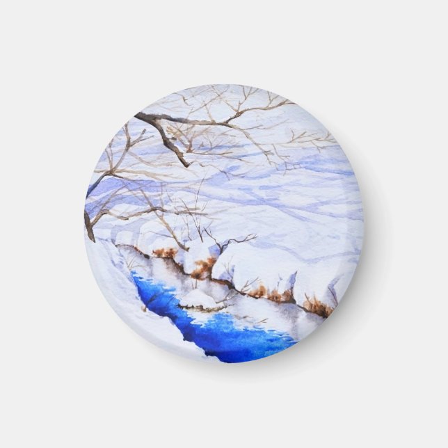 Imã Um riacho de neve (Frente)