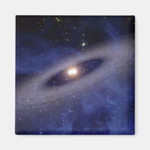 Imã Um sistema solar distante