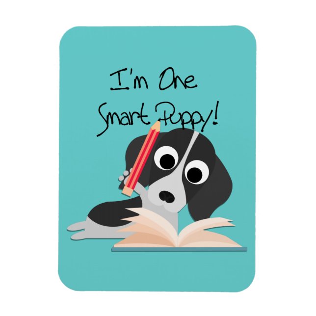 Ímã Um Smart Puppy (Vertical)