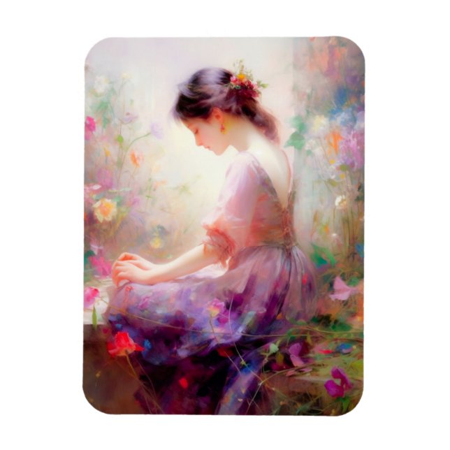 Ímã Um sonho de dia das flores (Vertical)