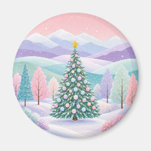 Imã Um Sonho de Inverno Pastel