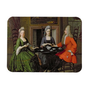 Ímã Um tea party (óleo em canvas)