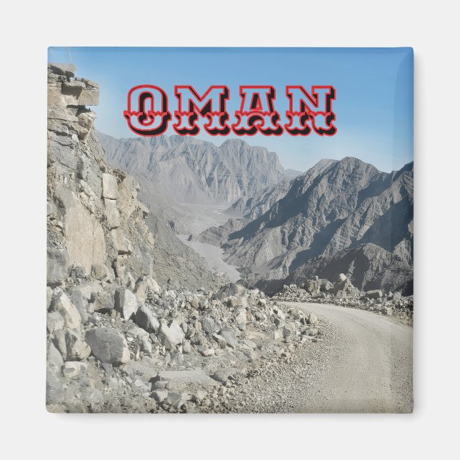 Imã Um terreno montanhoso de Omani (Frente)
