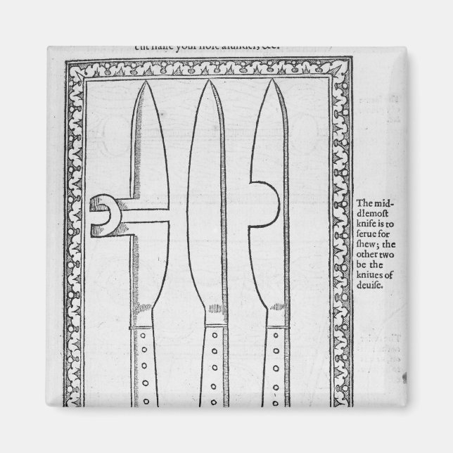 Imã Um truque de faca (Frente)