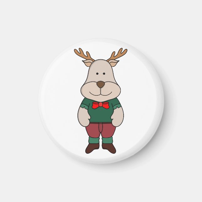 Imã Um veado fofo (Frente)