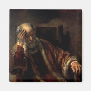 Imã Um Velho numa Cadeira Armada