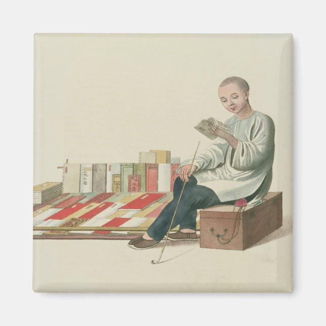 Imã Um vendedor de livros, prato 6 de "A fantasia da C (Frente)