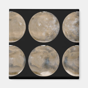 Imã Um verão do Médio-Norte/inverno do sul em Marte