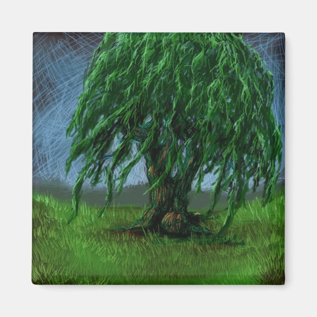 Imã Um Willow em um Vale (Frente)