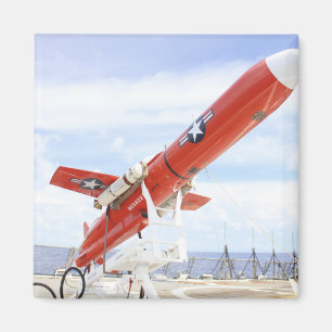 Imã Um zangão de BQM-74E Chukar pronto para o