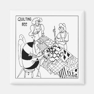 Imã Uma abelha de acolchoado