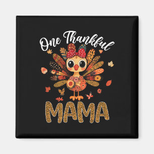 Imã Uma Ação de Graças de Mama Autumn Fall Turkey