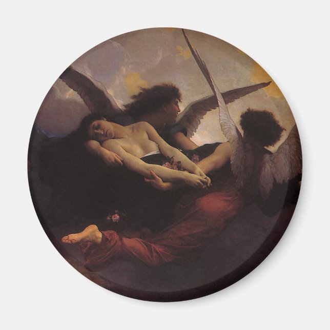 Imã Uma Alma Levada ao Céu por Bouguereau (Frente)