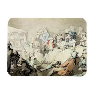 Ímã Uma audiência que olha um jogo, c.1785 (a caneta 