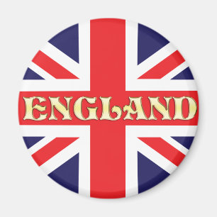Imã Uma bandeira de Union Jack com a Inglaterra