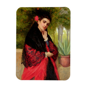 Ímã Uma Beleza Espanhola, 1872 (petróleo na canvas)