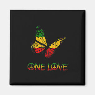 Imã Uma Borboleta de Amor Rasta Reggae Peace
