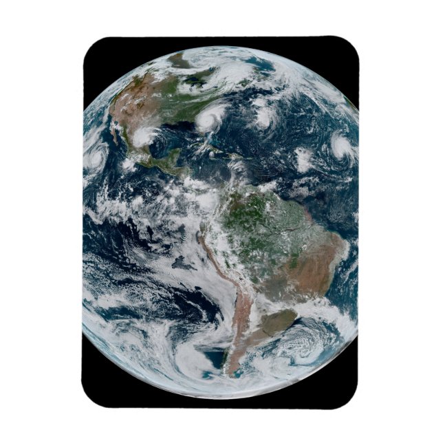 Ímã Uma Cadeia De Ciclones Tropicais (Vertical)