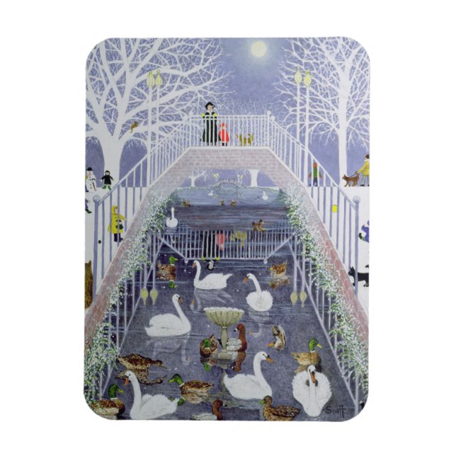 Ímã Uma caminhada no parque (Vertical)