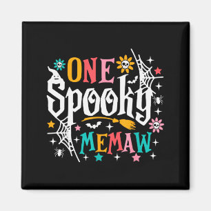 Imã Uma Camisa Soky Memaw Engraçada de Halloween Soky