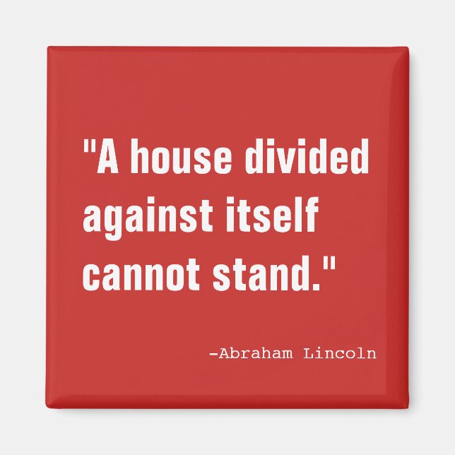 Imã Uma Casa Dividida (Frente)