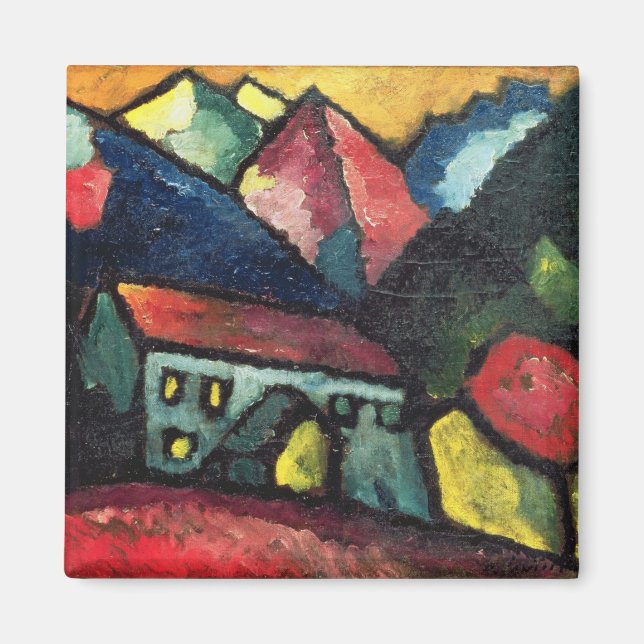 Imã Uma casa nas montanhas, 1912 (Frente)