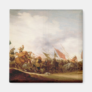 Imã Uma cena de batalha, 1653