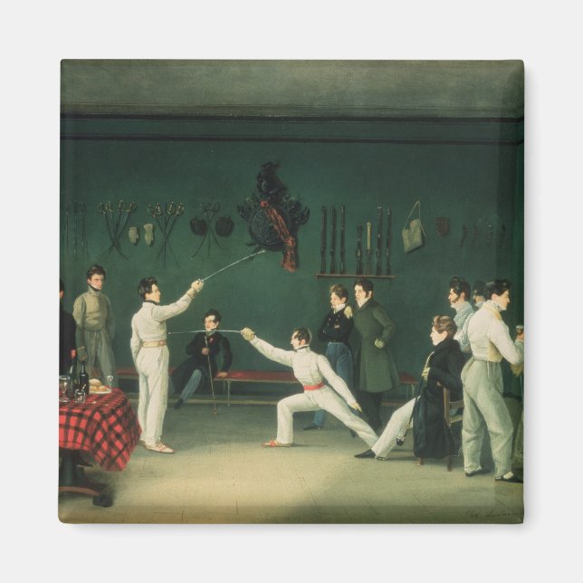 Imã Uma Cena de Esgrima, 1827 (Frente)