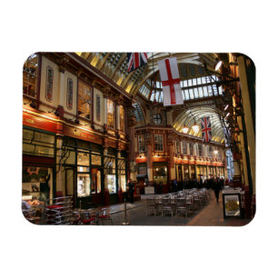Ímã Uma Cena de Londres Leadenhall Market