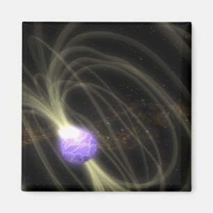 Imã Uma concepção do artista do magneta 1806-20 de S