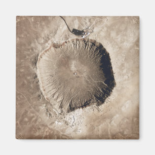 Imã Uma cratera do impacto do meteorito