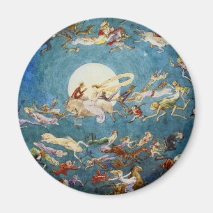 Imã Uma dança em torno do ímã da lua