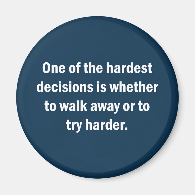 Imã Uma Das Decisões Mais Difíceis É Se... (Frente)