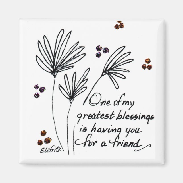 Imã Uma das minhas bençãos...dizendo esboço branco pre (Frente)