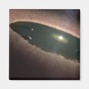 Imã Uma diferença em um protoplanetary, ou na