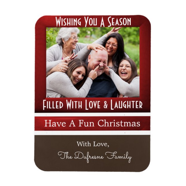 Ímã Uma Época De Amor E Rir O Natal (Vertical)