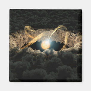 Imã Uma Estrela Cercada Por Um Disco Protoplanetário