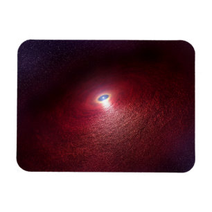 Ímã Uma Estrela Neutrônica Com Um Disco De Poeira Quen