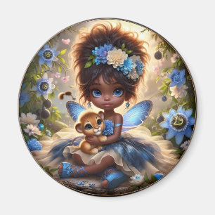 Imã Uma Fada e seu Leão Azul