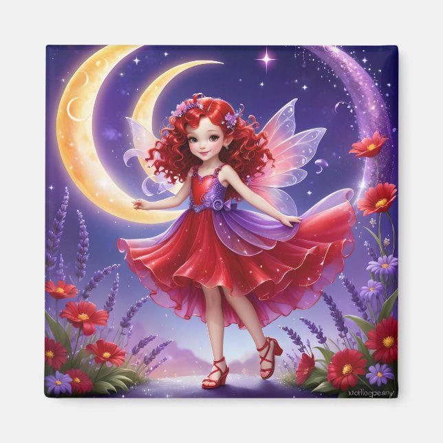 Imã Uma Fada - ímã Vermelho (Frente)